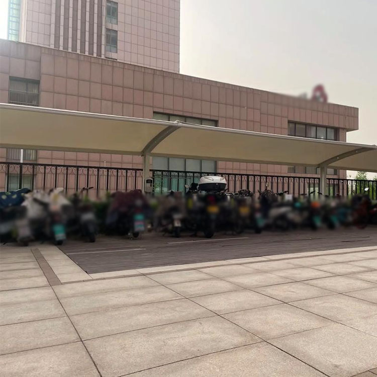 那曲膜结构电动车棚